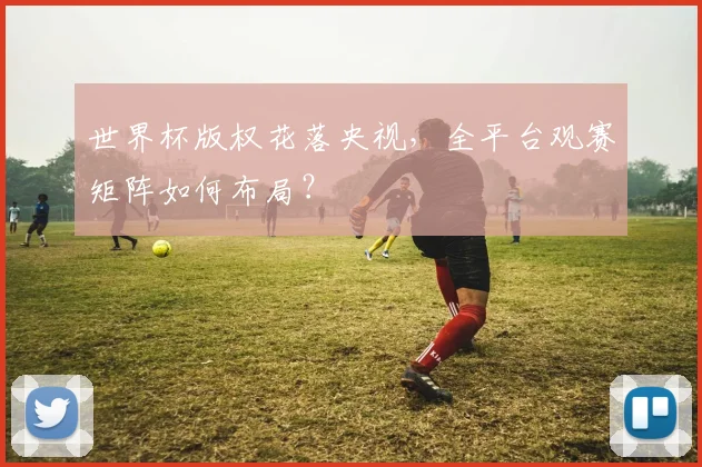 世界杯版权花落央视,全平台观赛矩阵如何布局?